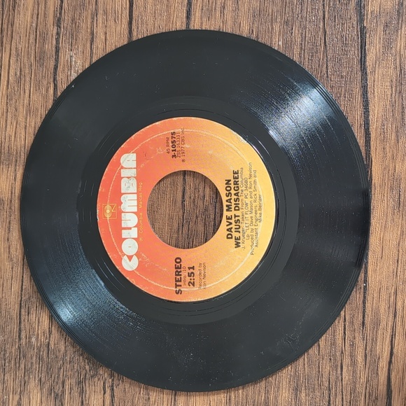 Columbia Dave Mason 45 Vinyl Record - Picture 1 of 2